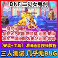 DNF地下城单机版二觉安图恩女鬼剑版完美端 VIP武器局域网